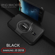 Load image into Gallery viewer, Galaxy J3 (2018) / J3 V 3rd / Express Prime 3 / Achieve / J3 Star / Amp Prime 3 Case, COVRWARE Tempered Glass Screen Protector Ring Holder Kickstand 360° Ring Grip Stand Work Magnetic Car Mount - COVRWARE