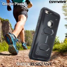 Load image into Gallery viewer, Google Pixel XL [ Aegis Series ] Full-Body Armor Rugged Holster Case with Built-in Screen Protector [Kickstand][Belt-Clip] - COVRWARE