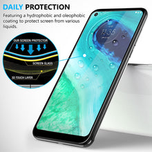 Load image into Gallery viewer, Heavy Duty Moto G Fast Protective Case with Tempered Glass Screen Protector (Commander Series) Dual Layer Drop Protection Full Body Rugged Cover - COVRWARE
