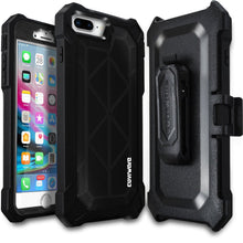 Load image into Gallery viewer, iPhone 8 Plus / iPhone 7 Plus [Aegis Pro] Full-Body Armor Holster Case with Built-in Screen Protector [Kickstand][Belt-Clip] - COVRWARE
