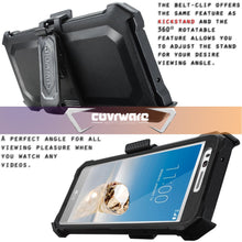 Load image into Gallery viewer, LG Aristo 3 / Aristo 2 / Aristo / Fortune / Rebel 2 / K8 (2017) / MS210 [Ranger Pro] Full-Body Armor Holster Case with Built-in Screen Protector [Kickstand][Belt-Clip] - COVRWARE