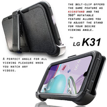Load image into Gallery viewer, LG Aristo 5 / Aristo 5 Plus / K31 / K300 / Phoenix 5 / Fortune 3 Case, COVRWARE [Built-in Screen Protector] Holster Belt Swivel Clip Kickstand Heavy Duty Full Body Armor Cover [Tri Series] - COVRWARE