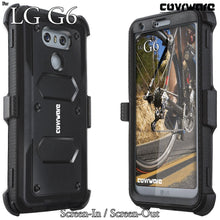 Load image into Gallery viewer, LG G6 [ Aegis Series ] Full-Body Armor Rugged Holster Case with Built-in Screen Protector [Kickstand] - COVRWARE

