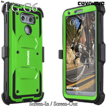 Load image into Gallery viewer, LG G6 [ Aegis Series ] Full-Body Armor Rugged Holster Case with Built-in Screen Protector [Kickstand] - COVRWARE
