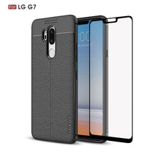 Load image into Gallery viewer, LG G7 / G7 ThinQ Case, COVRWARE [ L Series ] Case with [Full Coverage 3D Tempered Glass Screen Protector] TPU Leather Texture Design [Light Weight] Slim Cover - COVRWARE