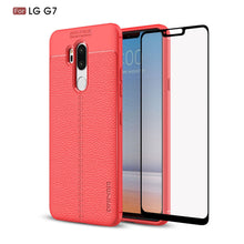 Load image into Gallery viewer, LG G7 / G7 ThinQ Case, COVRWARE [ L Series ] Case with [Full Coverage 3D Tempered Glass Screen Protector] TPU Leather Texture Design [Light Weight] Slim Cover - COVRWARE