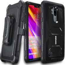 Load image into Gallery viewer, LG G7 ThinQ [ Aegis Series ] Full-Body Armor Rugged Holster Case with Built-in Screen Protector [Kickstand][Belt-Clip] - COVRWARE
