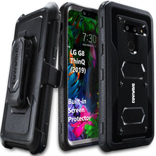 Load image into Gallery viewer, LG G8 ThinQ (2019) COVRWARE [Aegis Series] Case [Built-in Screen Protector] Heavy Duty Full-Body Rugged Holster Armor Case [Belt Clip][Kickstand] - COVRWARE

