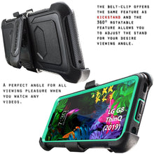 Load image into Gallery viewer, LG G8 ThinQ Case COVRWARE [Aegis Series] Cover [Built-in Screen Protector] Heavy Duty Full-Body Rugged Holster Armor Case [Belt Clip][Kickstand] - COVRWARE