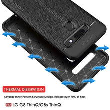 Load image into Gallery viewer, LG G8 Thinq Case, COVRWARE [L Series] with [Tempered Glass Screen Protector] TPU Leather Texture Design Cover [Light Weight] - COVRWARE
