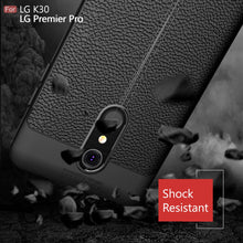 Load image into Gallery viewer, LG K30 / Premier Pro LTE / K10 (2018) Case, COVRWARE [ L Series ] Case with [Full Coverage 3D Tempered Glass Screen Protector] TPU Leather Texture Design [Light Weight] Slim Cover - COVRWARE
