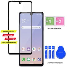 Load image into Gallery viewer, LG K51 / LG Q51 / LG Reflect Case, Card Slot Cover [Tempered Glass Screen Protector] Dual Layers 3 Cards Slot Protective Armor Cover - COVRWARE