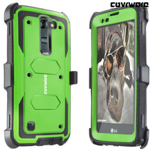 Load image into Gallery viewer, LG K7 / Tribute 5 / Escape 3 / Treasure / Phoenix 2 [ Aegis Series ] Full-Body Armor Rugged Holster Case with Built-in Screen Protector - COVRWARE
