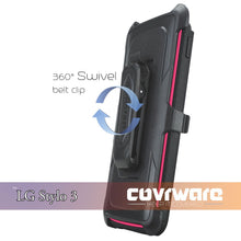 Load image into Gallery viewer, LG Stylo 3 / LG Stylo 3 Plus [ Aegis Series ] Full-Body Armor Rugged Holster Case with Built-in Screen Protector [Kickstand][Belt-Clip] - COVRWARE