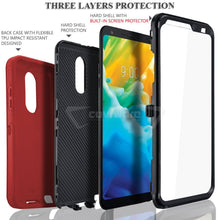 Load image into Gallery viewer, LG Stylo 4 / Stylo 4 PLUS, COVRWARE [Tri Series] w/ Built-in [Screen Protector] Heavy Duty Full-Body Triple Layers Protective Armor Case - COVRWARE
