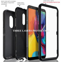Load image into Gallery viewer, LG Stylo 5 / LG Stylo 5X / Stylo 5+ / Plus Case, COVRWARE [Tri Series] with Built-in [Screen Protector] Heavy Duty Full-Body Triple Layers Protective Armor Holster Cover [Swivel Belt-Clip][Kickstand] - COVRWARE
