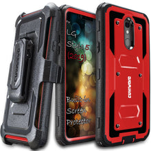 Load image into Gallery viewer, LG Stylo 5 / Stylo 5X / Stylo 5+ / Plus (2019) COVRWARE [Aegis Series] Case [Built-in Screen Protector] Heavy Duty Full-Body Rugged Holster Armor Case [Belt Clip][Kickstand] - COVRWARE