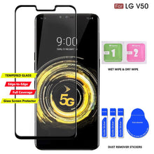 Load image into Gallery viewer, LG V50 ThinQ Case, COVRWARE [L Series] with [Tempered Glass Screen Protector] TPU Leather Texture Design Cover [Light Weight] - COVRWARE
