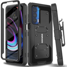 Load image into Gallery viewer, Moto Edge 2021 / Edge 5G UW, Full-Body Rugged Dual-Layer Shockproof Protective Cover with Kickstand and Built-in-Screen Protector, Belt-Clip Holster - COVRWARE