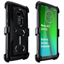 Load image into Gallery viewer, Moto G7 (2019) / G7 PLUS COVRWARE [Aegis Series] Case [Built-in Screen Protector] Heavy Duty Full-Body Rugged Holster Armor Case [Belt Clip][Kickstand] - COVRWARE