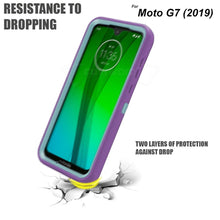 Load image into Gallery viewer, Moto G7 (2019) / G7 PLUS, COVRWARE [Tri Series] w/ Built-in [Screen Protector] Heavy Duty Full-Body Triple Layers Protective Armor Case - COVRWARE
