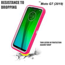 Load image into Gallery viewer, Moto G7 (2019) / G7 PLUS, COVRWARE [Tri Series] w/ Built-in [Screen Protector] Heavy Duty Full-Body Triple Layers Protective Armor Case - COVRWARE
