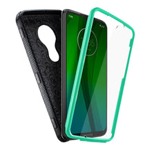 Load image into Gallery viewer, Moto G7 (2019) / G7 Plus [IRON TANK Series] Brushed Metal Texture Holster Case with Built-in Screen Protector [Kickstand][Belt-Clip] - COVRWARE
