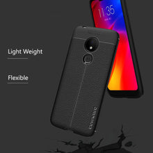 Load image into Gallery viewer, Moto G7 Power Case, COVRWARE [L Series] with [Tempered Glass Screen Protector] TPU Leather Texture Design Cover [Light Weight] - COVRWARE