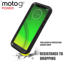 Load image into Gallery viewer, Moto G7 Power (XT1955), COVRWARE [Tri Series] w/ Built-in [Screen Protector] Heavy Duty Full-Body Triple Layers Protective Armor Case - COVRWARE
