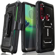 Load image into Gallery viewer, Moto G8 Play / G8 Plus COVRWARE [Aegis Series] Case [Built-in Screen Protector] Heavy Duty Full-Body Rugged Holster Armor Case [Belt Clip][Kickstand] - COVRWARE