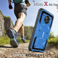 Load image into Gallery viewer, Moto X (4th Gen) [ Aegis Series ] Full-Body Armor Rugged Holster Case with Built-in Screen Protector [Kickstand][Belt-Clip] - COVRWARE
