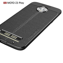 Load image into Gallery viewer, Moto Z3 PLAY / Z3 Case, COVRWARE [ L Series ] Case with [Full Coverage 3D Tempered Glass Screen Protector] TPU Leather Texture Design [Light Weight] Slim Cover - COVRWARE

