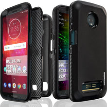 Load image into Gallery viewer, Moto Z3 Play/Moto Z3 (2018) Case, COVRWARE [Tri Series] with Built-in [Screen Protector] Heavy Duty Full-Body Triple Layers Protective Armor Case - COVRWARE