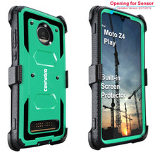 Load image into Gallery viewer, Moto Z4 / Z4 Play Case, COVRWARE [ Aegis Series] Built-in [Screen Protector] Heavy Duty Full-Body Rugged Holster Armor Case [Belt Swivel Clip][Kickstand] - COVRWARE
