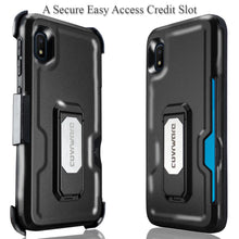 Load image into Gallery viewer, Samsung Galaxy A10E Case, COVRWARE [ Armor Pro ] with [Tempered Glass Screen Protector] Rugged Holster Armor Case [Magnetic/Work with Car Mount][Belt Swivel Clip][Kickstand] - COVRWARE