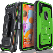 Load image into Gallery viewer, Samsung Galaxy A11 Case, COVRWARE [ Aegis Series ] with Built-in [Screen Protector] Heavy Duty Full-Body Rugged Holster Armor Case [Belt Swivel Clip][Kickstand] - COVRWARE
