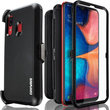 Load image into Gallery viewer, Samsung Galaxy A20 / A30 / A30S / A50 Case, COVRWARE [Tri Series] with Built-in [Screen Protector] Heavy Duty Full-Body Triple Layers Protective Armor Holster Case - COVRWARE
