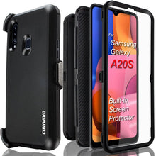 Load image into Gallery viewer, Samsung Galaxy A20S (A207M) Case, COVRWARE [Tri Series] with Built-in [Screen Protector] Heavy Duty Full-Body Triple Layers Protective Armor Holster Case - COVRWARE