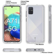 Load image into Gallery viewer, Samsung Galaxy A71 5G Case, Dual Layer Soft TPU Phone Cover with Built-in Screen Protector, Wireless Charging - COVRWARE
