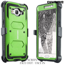 Load image into Gallery viewer, Samsung Galaxy J2 Prime/Grand Prime PLUS/Go Prime/Grand Prime/G532 Case - [Aegis Series] Case [Built-in Screen Protector] Heavy Duty Full-Body Rugged Holster Armor Case [Belt Clip][Kickstand] - COVRWARE