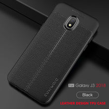 Load image into Gallery viewer, Samsung Galaxy J3 (2018)/ J3 Eclipse 2/ J3 Star/ J3 Orbit/ J3 Achieve/ J3 Express Prime 3/ J3 Prime 2/ J3 Emerge (2018)/ Amp Prime 3 Case, COVRWARE [ L Series ] Case with [Full Coverage 3D Tempered Glass Screen Protector] TPU Design Leather Texture Cover - COVRWARE
