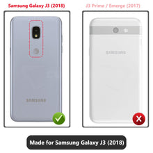 Load image into Gallery viewer, Samsung Galaxy J3 (2018) / J3 V (2018) 3rd Gen / J3 Star / J3 Achieve / Amp Prime 3 / Express Prime 3 [IRON TANK Series] Brushed Metal Texture Designed Holster Case with Built-in Screen Protector - COVRWARE
