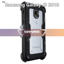 Load image into Gallery viewer, Samsung Galaxy J3 (2018)/J3 V 3rd/Express Prime 3/Achieve/J3 Star/Amp Prime 3 Case, COVRWARE [Aegis Pro] Built-in [Screen Protector] Heavy Duty Full-Body Armor Belt Clip Holster Case[Kickstand] - COVRWARE