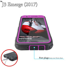 Load image into Gallery viewer, Samsung Galaxy J3 Emerge / J3 Prime / Eclipse / Mission / Express Prime 2 / Luna Pro / Amp Prime 2 / Sol 2 / J3 2017 [ Aegis Series ] Full-Body Armor Rugged Holster Case w/ Built-in Screen Protector [Kickstand][Belt-Clip] - COVRWARE