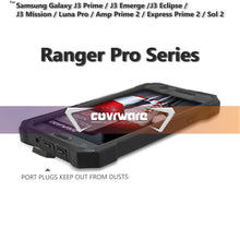 Load image into Gallery viewer, Samsung Galaxy J3 Prime / J3 Emerge / J3 Eclipse / J3 Mission / Luna Pro / Express Prime 2 / Amp Prime 2 / Sol 2 [Ranger Pro] Full-Body Armor Holster Case with Built-in Screen Protector [Kickstand][Belt-Clip] - COVRWARE
