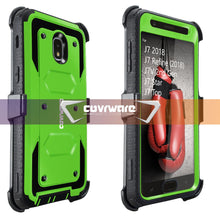 Load image into Gallery viewer, Samsung Galaxy J7 2018 / J7 Refine / J7V (2nd Gen) / J7 Star / J7 Top / J7 Crown / J7 Aero [ Aegis Series ] Full-Body Armor Rugged Holster Case with Built-in Screen Protector [Kickstand][Belt-Clip] - COVRWARE