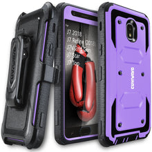 Load image into Gallery viewer, Samsung Galaxy J7 2018 / J7 Refine / J7V (2nd Gen) / J7 Star / J7 Top / J7 Crown / J7 Aero [ Aegis Series ] Full-Body Armor Rugged Holster Case with Built-in Screen Protector [Kickstand][Belt-Clip] - COVRWARE