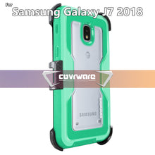 Load image into Gallery viewer, Samsung Galaxy J7 2018/J7 Refine/J7V 2nd Gen/J7 Star/J7 Top/J7 Crown Case, COVRWARE [Aegis Pro] Built-in [Screen Protector] Heavy Duty Full-Body Armor Belt Clip Holster Case[Kickstand] - COVRWARE
