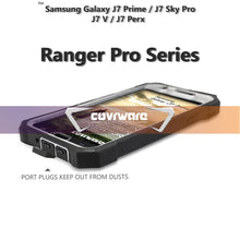 Load image into Gallery viewer, Samsung Galaxy J7 Prime / J7 Sky Pro / J7 V / J7 Perx [Ranger Pro] Full-Body Armor Holster Case with Built-in Screen Protector [Kickstand][Belt-Clip] - COVRWARE