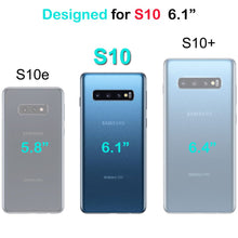 Load image into Gallery viewer, Samsung Galaxy S10 (6.1&quot;), COVRWARE Wallet Case with Tempered Glass Screen Protector [Compatible with in-Display Fingerprint Sensor][Stand Feature] w/Card Slot Pocket Magnetic Closure - COVRWARE